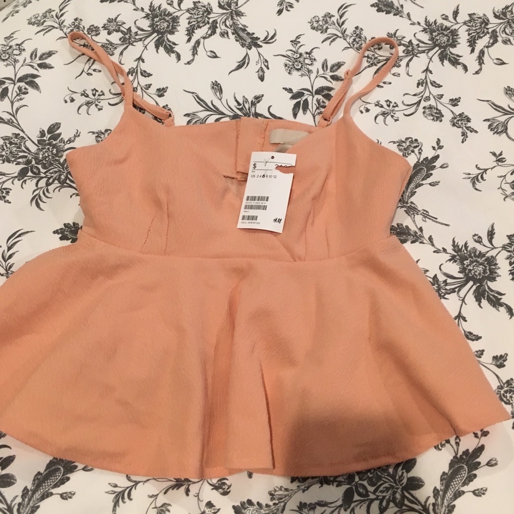 H&M cropped spaghetti strapped top worn twice